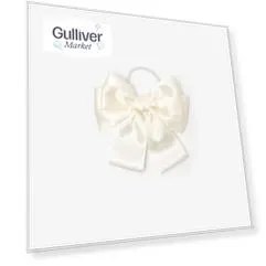 Резинка для волос с декором белая Gulliver (One size)