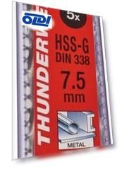 Сверло по металлу HSS-G DIN338 7,5 5шт Milwaukee