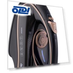Утюг Domfy DSC-EI901 3000Вт чёрный золотистый