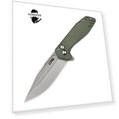 Складной нож CJRB Riff, сталь AR-RPM9, рукоять микарта, зеленый