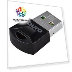 Адаптер Bluetooth Buro BU-BT502 черный (bt502)