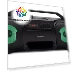 Колонка портативная Digma D-PS1525, 28Вт, черный (sp1525b)