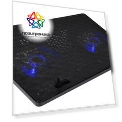 Подставка для ноутбука 15.6" Digma D-NCP156-2 черный