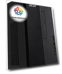 Компьютер Acer Aspire TC-1660, Intel Core i3 10105, DDR4 8ГБ, SSD 512ГБ, NVIDIA GeForce GTX 1650 4096МБ, noOS, черный (dg.bgzer.006)