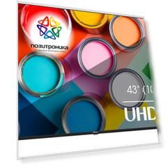 Телевизор Hisense 43A6BG, 43", LED, 4K Ultra HD, VIDAA, черный