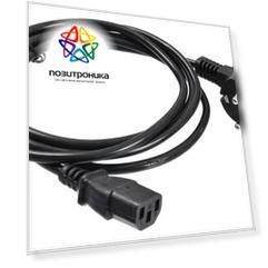 Кабель Buro BU-PCAB-ZP1 IEC C13/Евровилка 3м.