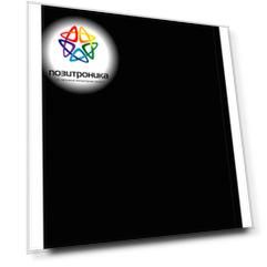 Папка с зажимом Бюрократ Black&White BWPZ08PBLCK