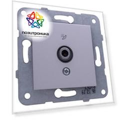 Розетка телевизионная Panasonic Karre Plus & Arkedia Slim серебро (wktt04512sl-ru)
