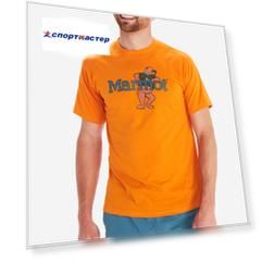 Футболка мужская Marmot, Оранжевый
