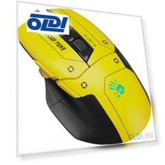 Мышь A4Tech Bloody W70 Max Punk желтый/черный оптическая (10000dpi) USB (11but)