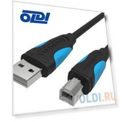 Кабель Vention USB 2.0 AM/BM  - 8м. Черный