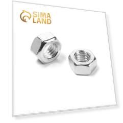 Гайка ТУНДРА krep, шестигранная, DIN934, оцинкованная, М6, 1 кг