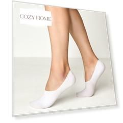 Следки Socks, белые/черные
