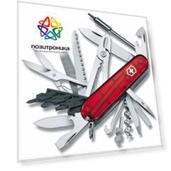 Нож Victorinox CyberTool L красный полупрозрачный (1.7775.t)