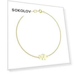 Браслет SOKOLOV из желтого золота