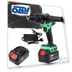 Дрель-шуруповерт аккумуляторная ударная Zitrek Green Impact 18V { 18В, Li-ion 2x4.0Ач } [063-4045]