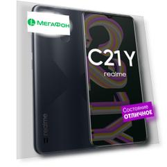 Смартфон realme C21Y 32GB Черный, Б/У, состояние - отличное