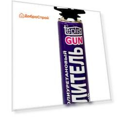 Утеплитель напыляемый Teplis GUN, 820 гр (баллон с пистолетом)