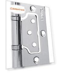 Петля универсальная без врезки 200-2B 75x2,5 CP хром