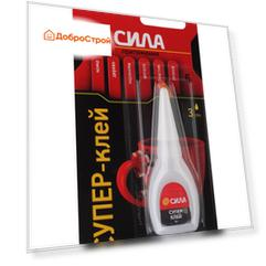 Супер-клей SSBL1-6 СИЛА 6 г BL-1 ШБ (12/288/3456)
