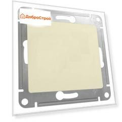 Выключатель 1-клавишный Schneider Electric GLOSSA бежевый