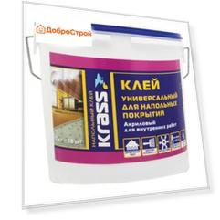 Клей акриловый Krass для напольных покрытий 7 кг