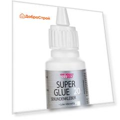 Клей цианакрилатный универсальный, WIKO CA Super Glue флакончик  20 гр