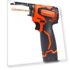 Дрель аккумуляторная Patriot BR 367L i, 12В, 2 аккумулятора, безщеточная
