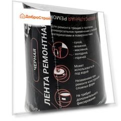 Лента ремонтная сверхпрочная,универсальная,  10см х  1м, черный, MPF
