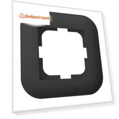 Рамка 1-местная OVIVO Loft черный металлик