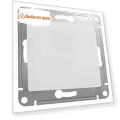 Выключатель 1-клавишный Schneider Electric GLOSSA белый
