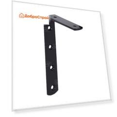 Кронштейн уголок ANGLE  75*125мм,  черный. L7652BL