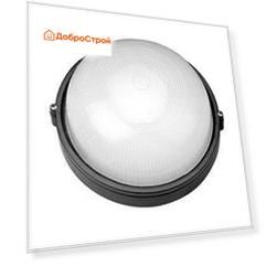 Светильник TDM НПБ1301 круг, черный 60Вт IP54