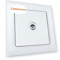 Розетка телефонная Schneider Electric ХИТ скрытой установки, белый