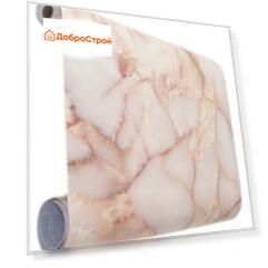 Пленка ПВХ самоклеящаяся Dekoron Мрамор M0001 45 см х 2 м