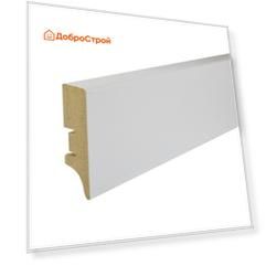 Плинтус МДФ Smartprofile Paint 3D wood 60  белый 2,4 м (10)