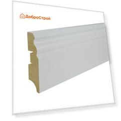 Плинтус МДФ Smartprofile Paint 3D wood 70 E белый 2,4 м (10)
