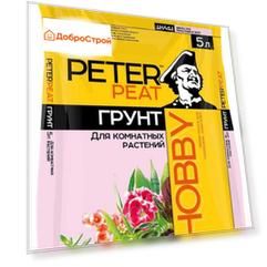 Грунт Peter Peat Для комнатных растений линия Хобби 5 л