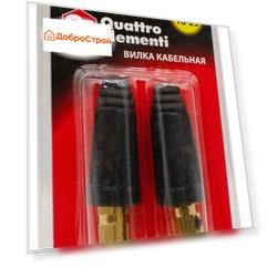 Кабельный разъем Ergus вилка сварочного кабеля ТК 16-25, до 200 А, 2 шт