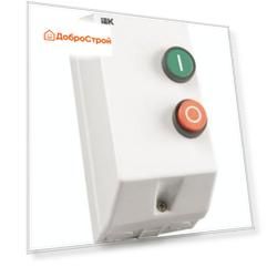 Контактор ИЭК КМИ-11260, 12 А, в оболочке 220В/АС3 IP54