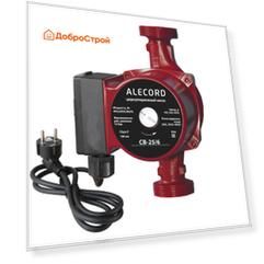 Насос циркуляционный 25/6 "Alecord", со шнуром