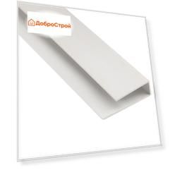 Профиль ПВХ окантовка белый 3*2440мм (TL Cap)