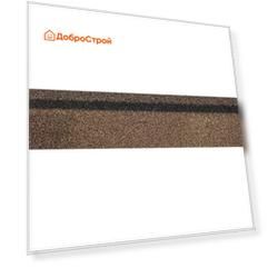 Конек-карниз для гибкой черепицы SHINGLAS бронзовый микс упак 5 м2