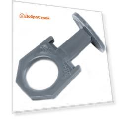 Система Выравнивания Плитки (СВП) 3D крестики - зажим 2 мм, серый, 100 шт