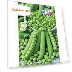 Горох Альфа (лущильн, бобы 7-9 см, 6-9 горошин, вкус отличный). Евро, 8
