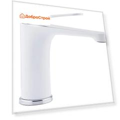 Смеситель для раковины (умывальника) Frap H45 F1045 белый/хром