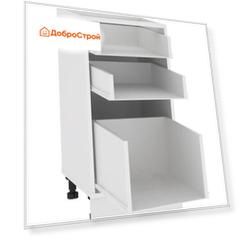 Каркас нижнего шкафа с тремя ящиками Н 603, белый
