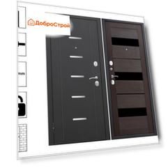 Дверь металлическая 7,5 Гарда Муар 860L Темный кипарис