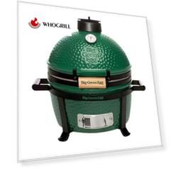 Керамический гриль Big Green Egg MiniMax зеленый 33 см