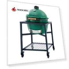 Керамический гриль Big Green Egg XL на модульной подставке зеленый 61см